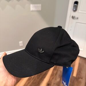 Adidas Men's Black Trefoil Cap